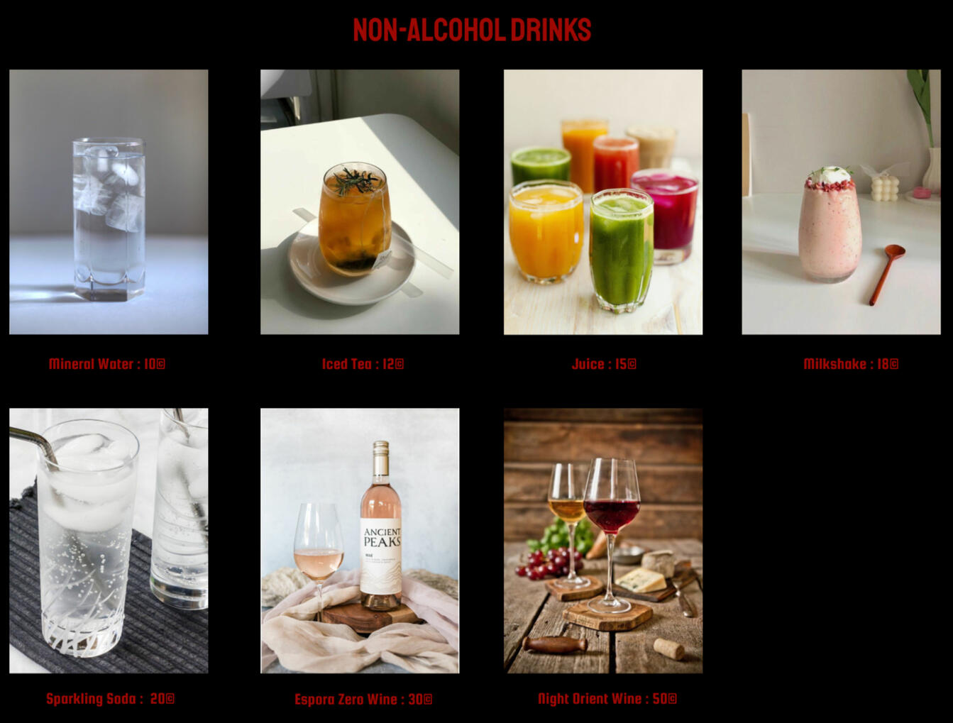 Non-alcohol drinks