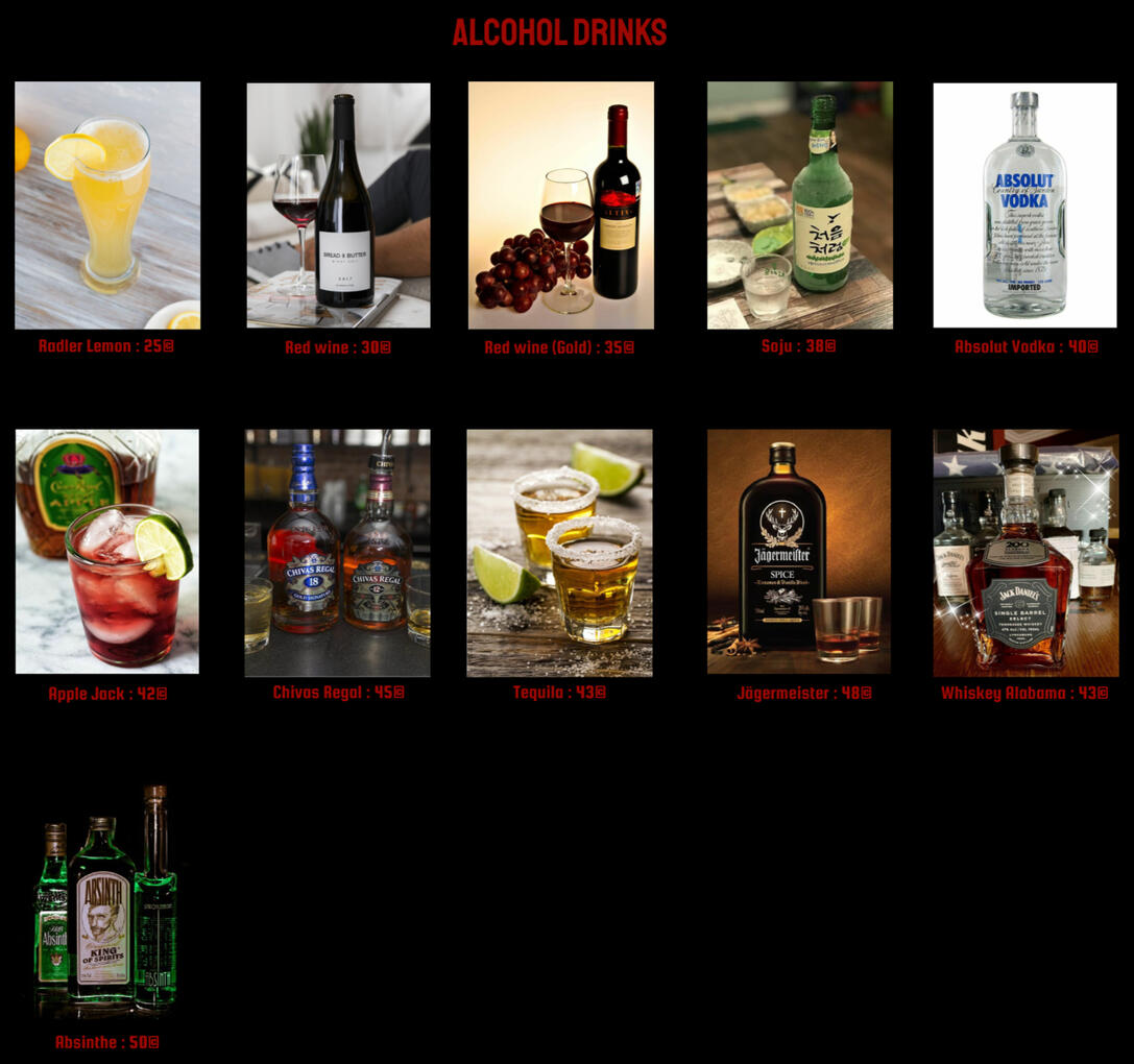 Alcohol Drinks